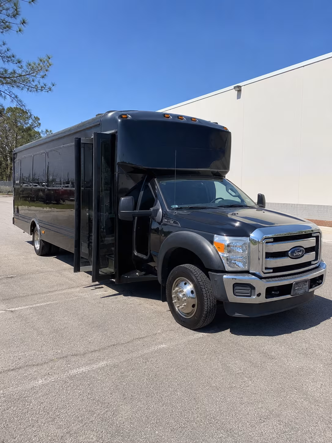 Interior of a party bus rental serving Scottsdale