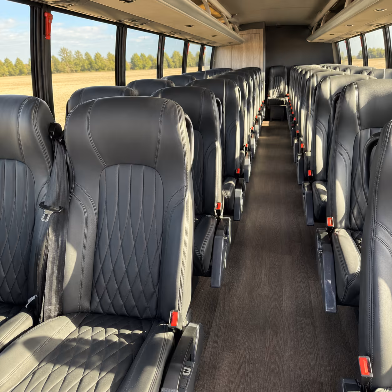 15-35 Passenger Minibus Inside