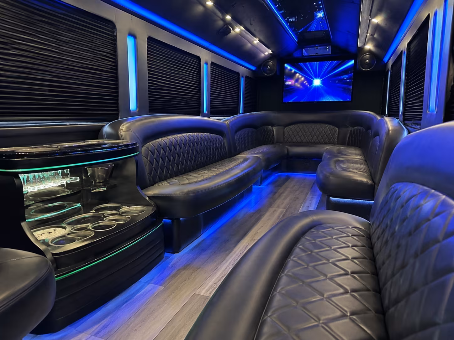 Scottsdale Bachelor & Bachelorette Transportation party bus exterior