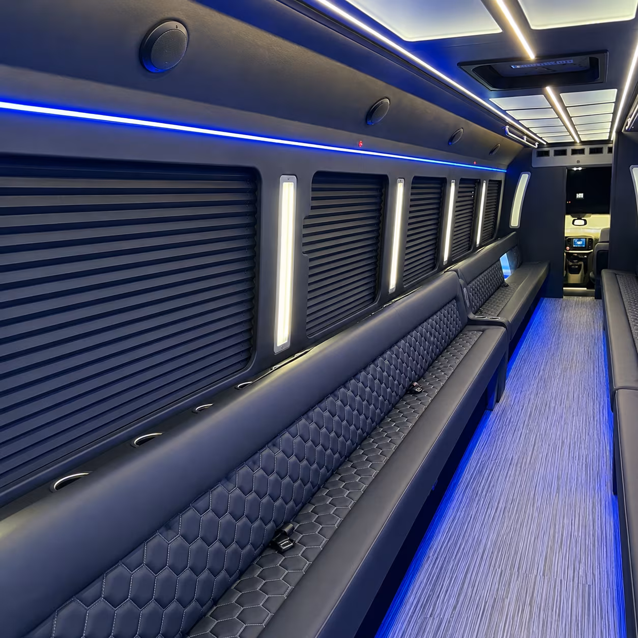 Scottsdale Concert & Music Festival Transportation party bus interior