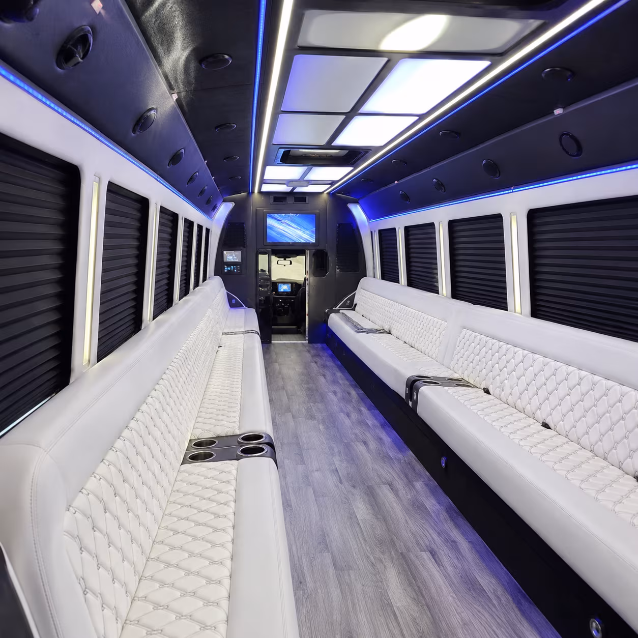 Scottsdale Prom & Homecoming Transportation party bus interior