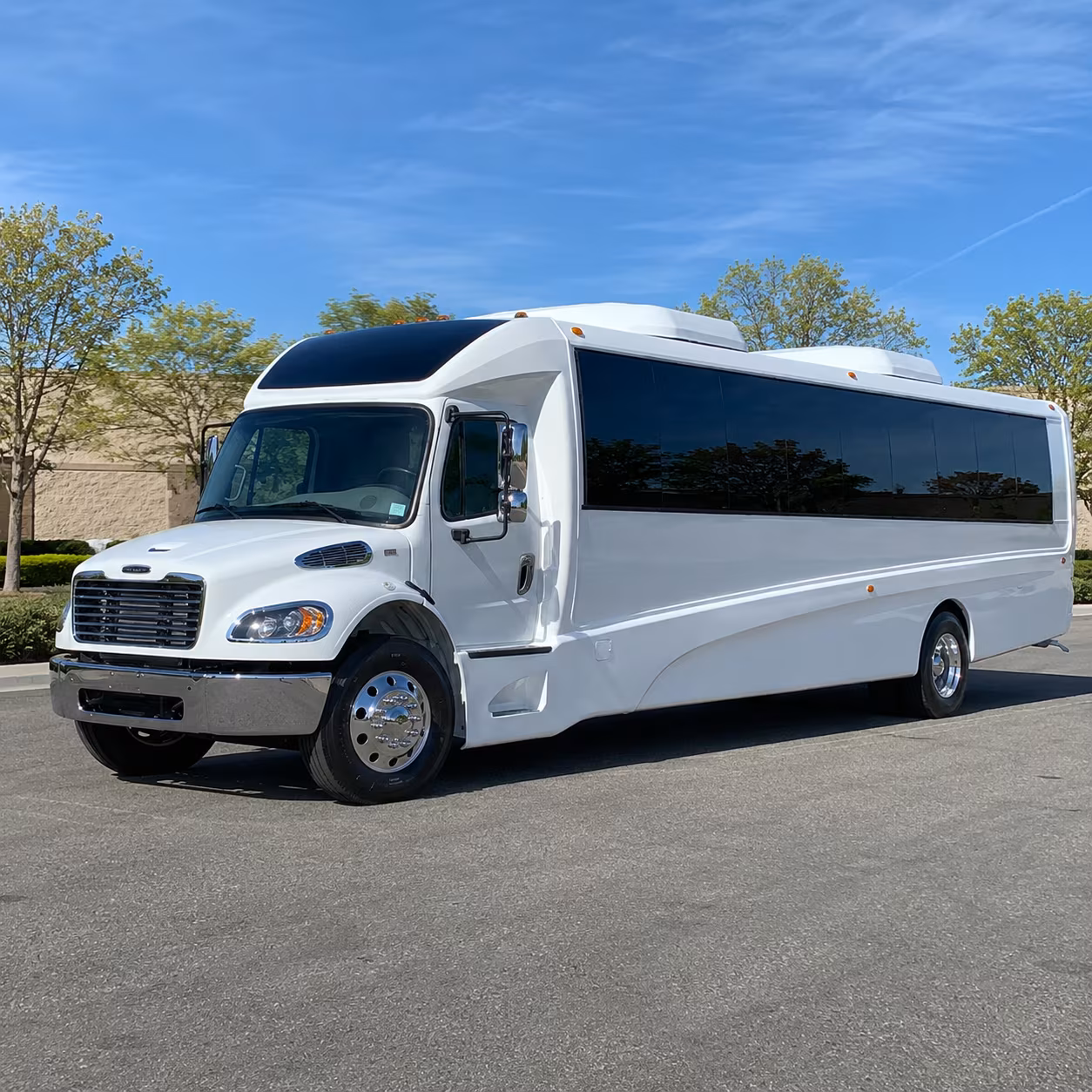 Scottsdale School Event Transportation party bus exterior