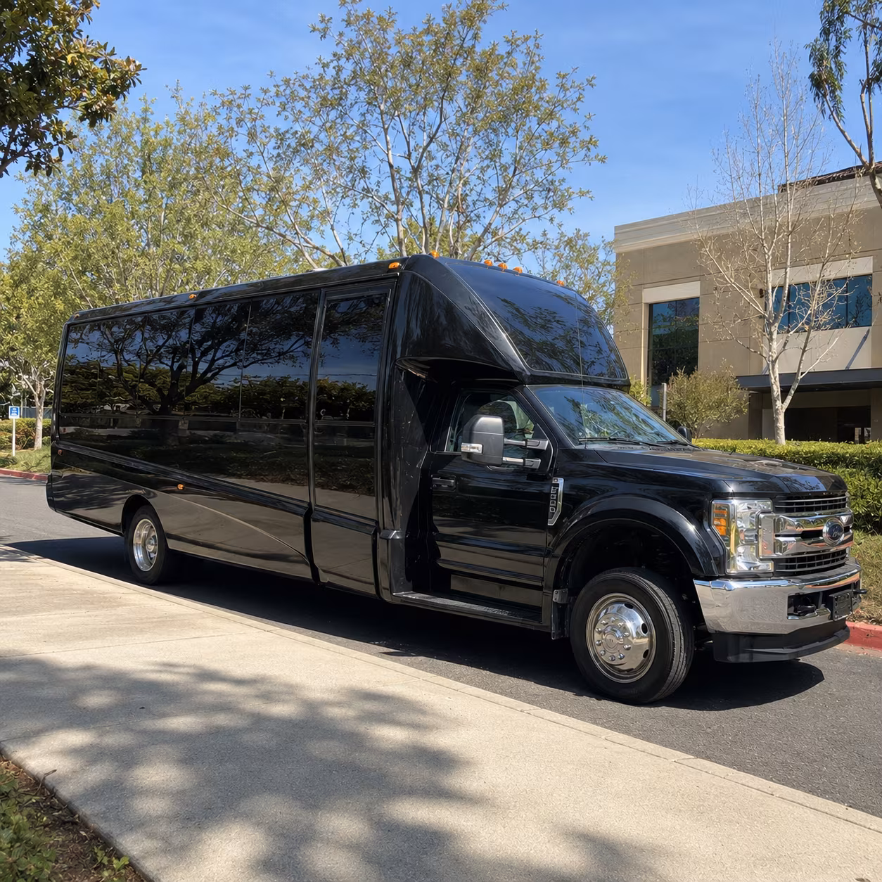 Scottsdale Sporting Event Transportation party bus exterior