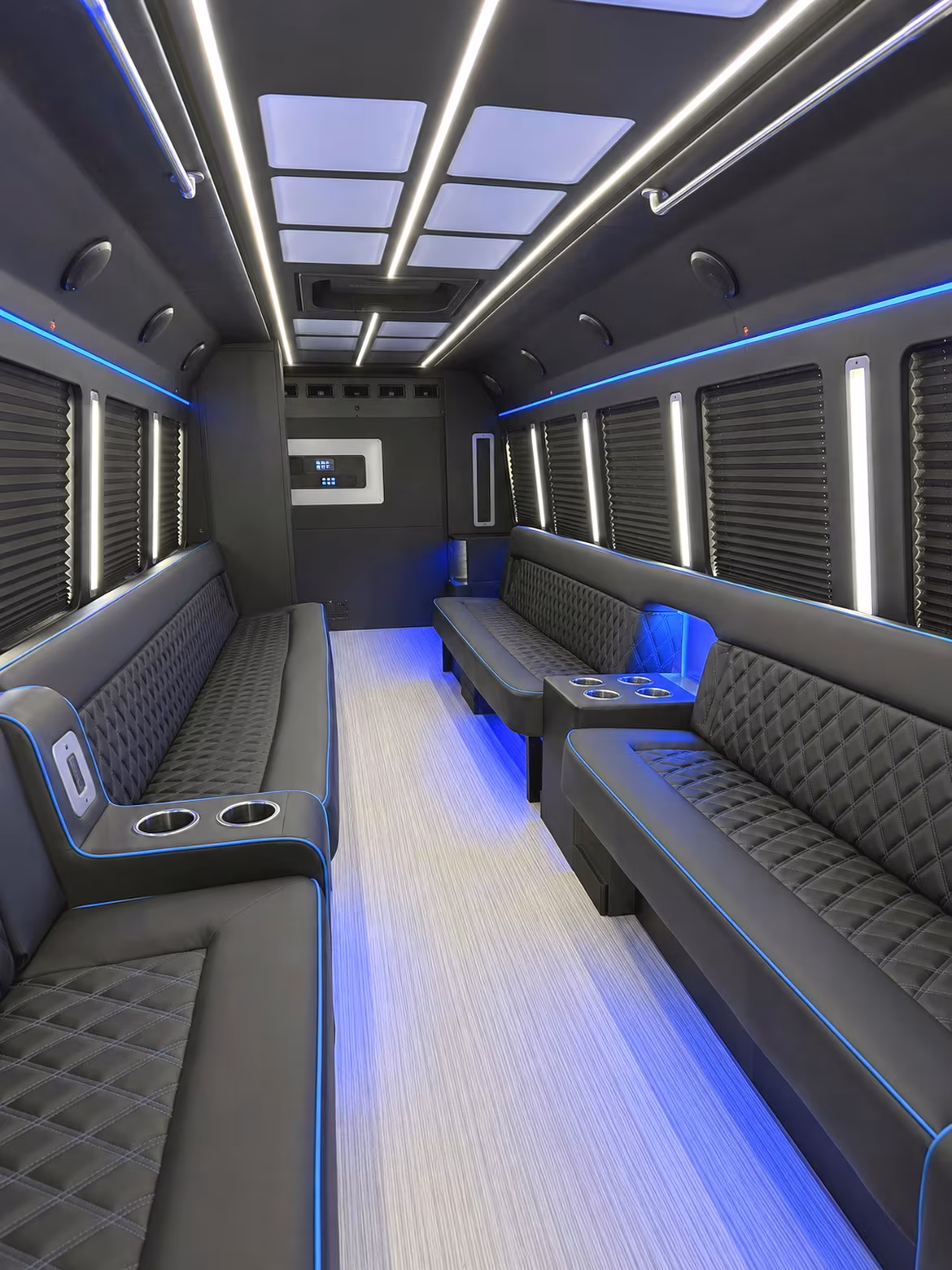 Scottsdale Sporting Event Transportation party bus interior